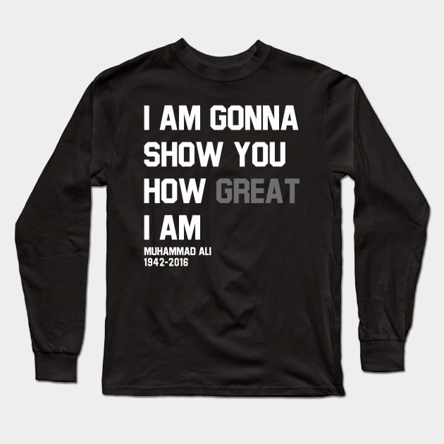 muhammad ali quotes Long Sleeve T-Shirt by ilvms